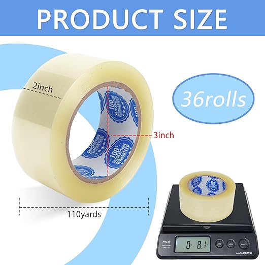 110 Yards Extra Long Packing Tape - Image 3