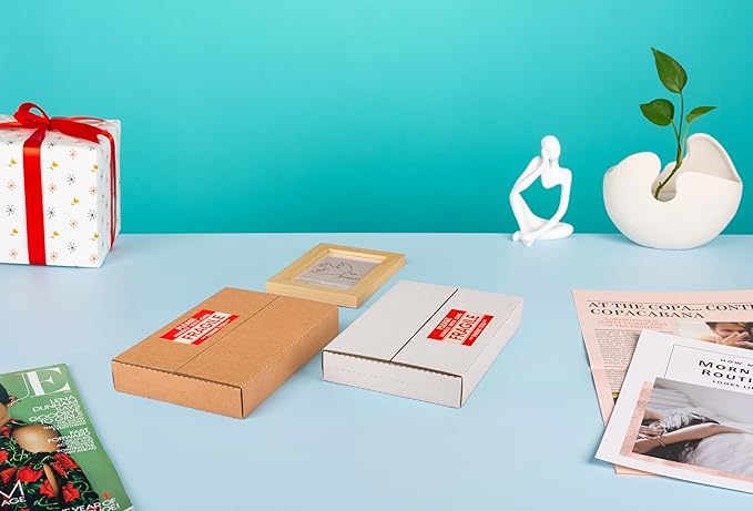 50 Pack 9x6x1.3 inch Mailing Boxes, Business or Home - Image 9