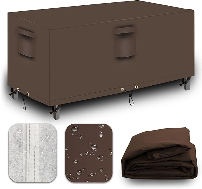 Heavy Duty Patio Furniture Covers Waterproof, 600D Outdoor Furniture Cover by CNCZMH