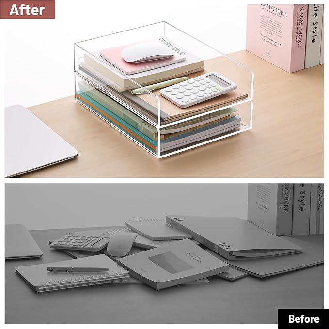Paper Organizer Letter Tray, School Teacher Office Supplies Organization - Image 7