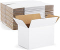 Eupako 6x4x4-Small-Shipping-Boxes-30-Pack-White-Corrugated-Box-Mailers by Eupako