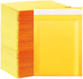 Kraft bubble mailers 6x9 Inch 200 Pack, Self-Sealing Paper Envelopes by packbabol