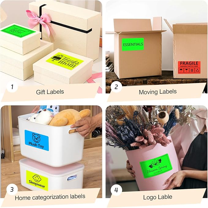 3x5 Inch Thermal Label Stickers, Moving Boxes, Address & Inventory Organization - Image 6
