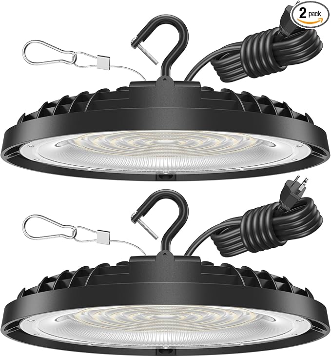 200W UFO LED High Bay Light, 000LM LED Shop Lights Fixture, Replace 600W Halogen by Flakeeper