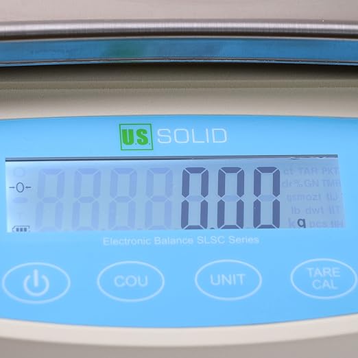 U.S. Solid Precision Lab Scale 5000g x 0.01g Analytical Balance USB RS232 - Image 2