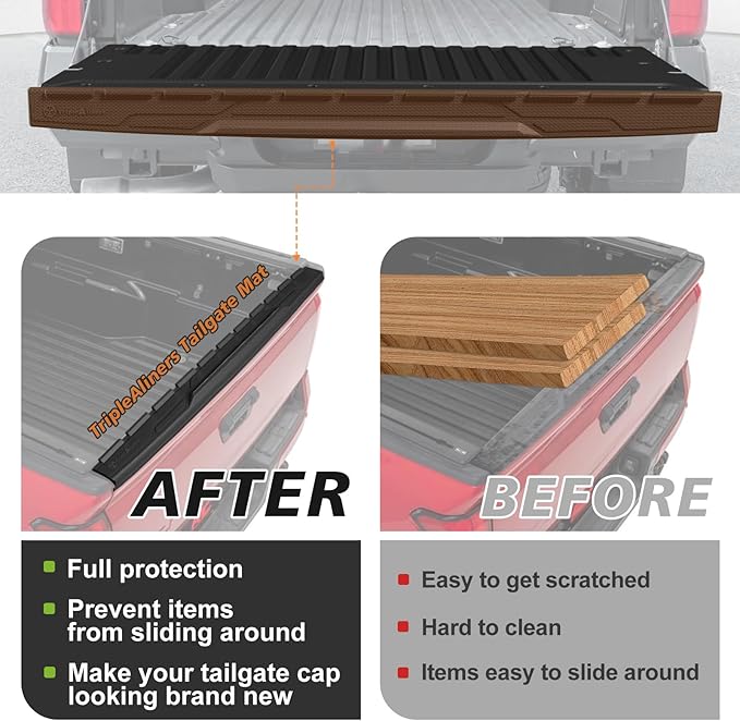 TripleAliners Compatible with Toyota Tacoma 2024 2025 2026 Accessories Tailgate - Image 4