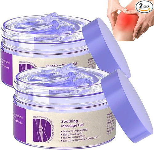 2 PCS Soothing Relief Massage Gel, Joint Gel Purple Gel Cooling Soothing Knees by Ylahdent