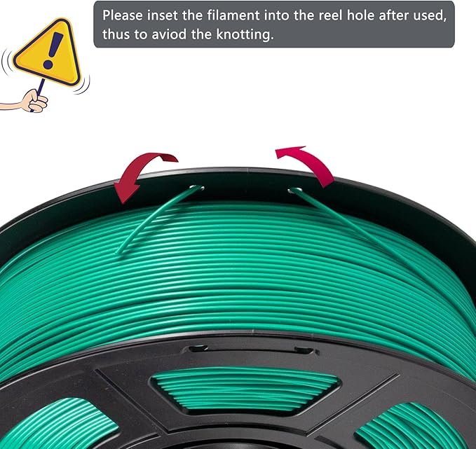 iSANMATE ASA Filament 1.75mm Emerald Green 1KG, UV & Weather Resistant 3D - Image 3