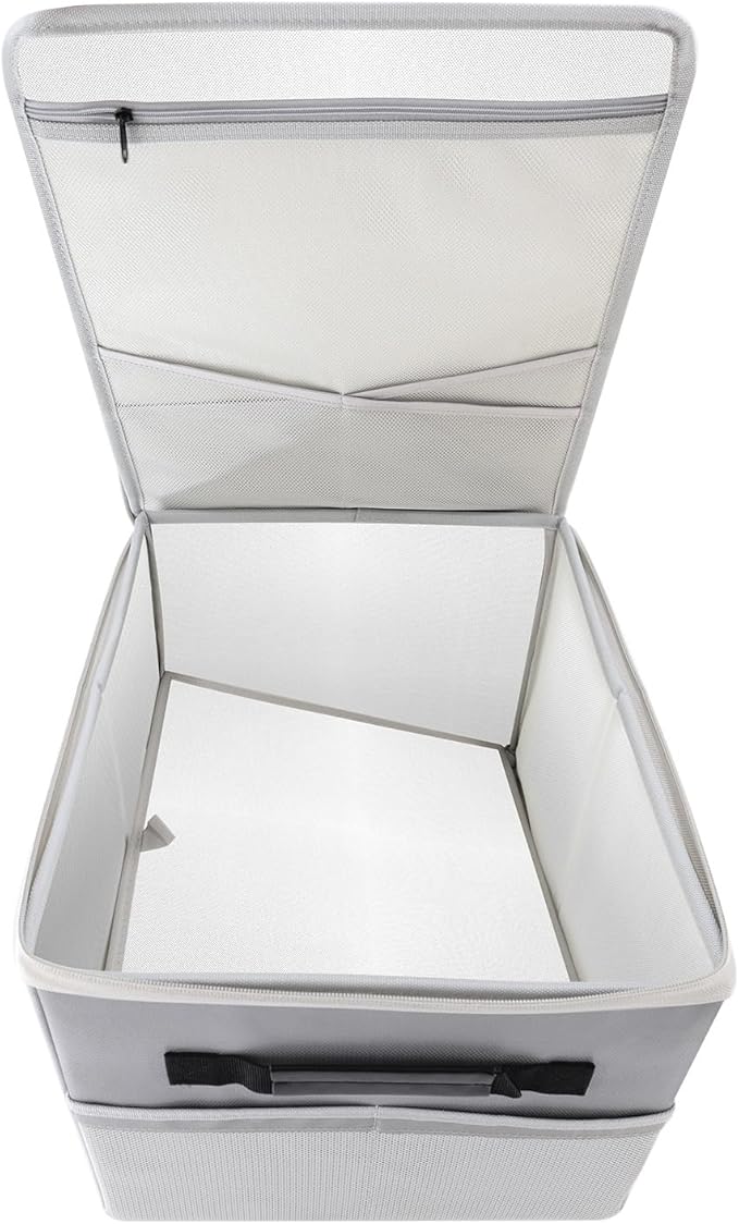 Upgraded 5200°F Fireproof Document File Organizer Box, Fireproof Storage Filing by Ehoehu