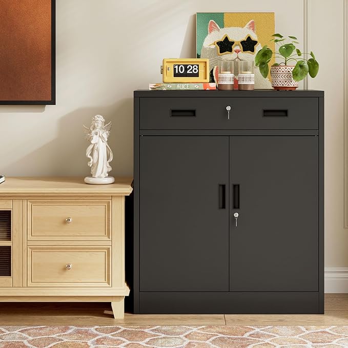 BESFUR Metal Storage Cabinet - Image 2