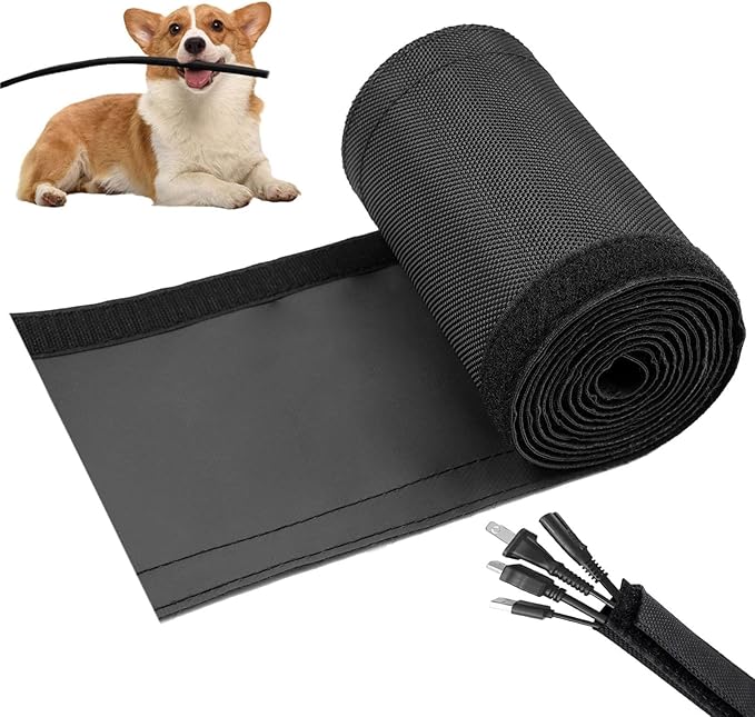 1.5" - 6.6FT Chew Proof Cord Protector from Pets, Automotive Wires by Unknown
