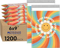 Metronic Cute Poly Mailers 6x9" 1200pc Shipping Bags by METRONIC