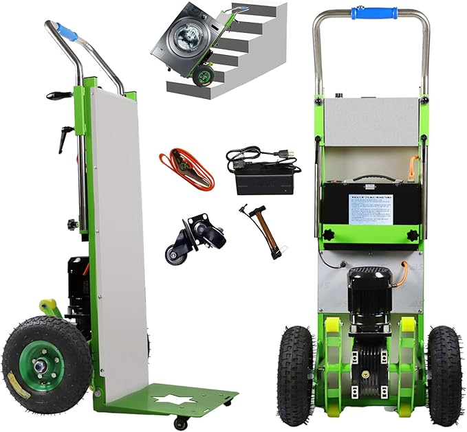 Electric Stair Climbing Dolly, Heavy Duty Cart 880lbs Capacity 1200W Motorized by DZXW