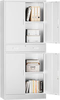 Metal Storage with 1 Drawer, Steel Storage File Cabinet by TaskStorz
