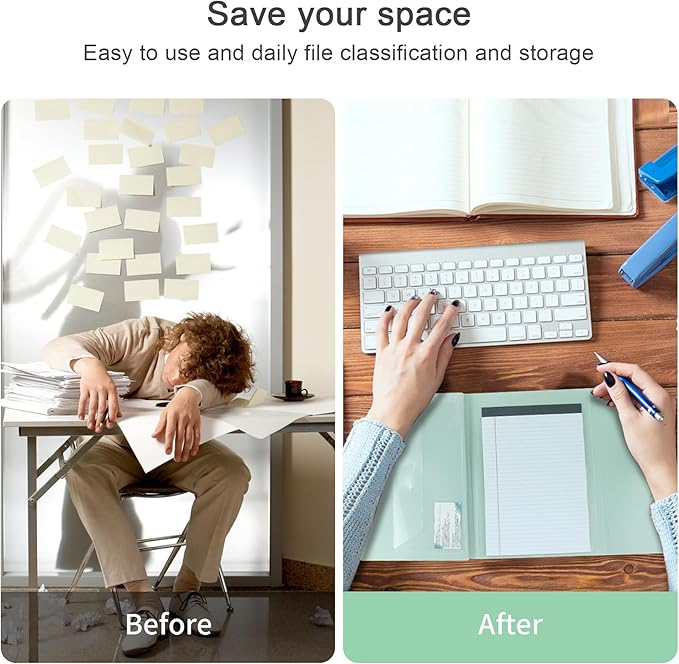 Green Expandable File Folders - Image 5