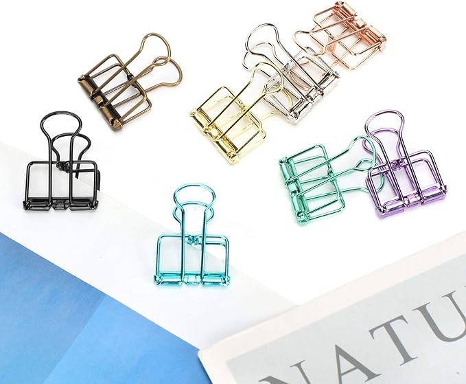 16 Pcs Hollow Binder Clips - Image 6