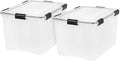 IRIS USA WeatherPro 74 Qt Storage Bins by IRISUSA