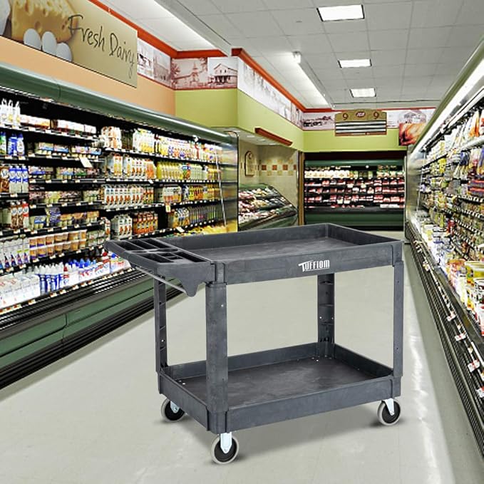 TUFFIOM Plastic Service Utility Cart - Image 9