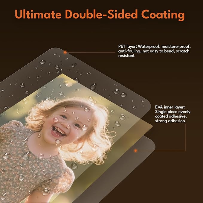 Uinkit 3.5Mil 100Pack Clear Laminating Sheets, Menu Size, 11.5 x 17.5-Inch - Image 5