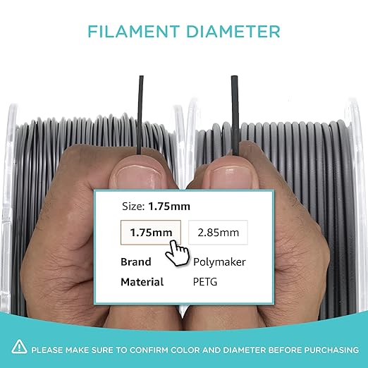 Polymaker PolyLite Dark Blue 3D Printer PETG Filament 1.75mm 1kg, Legacy PETG - Image 9