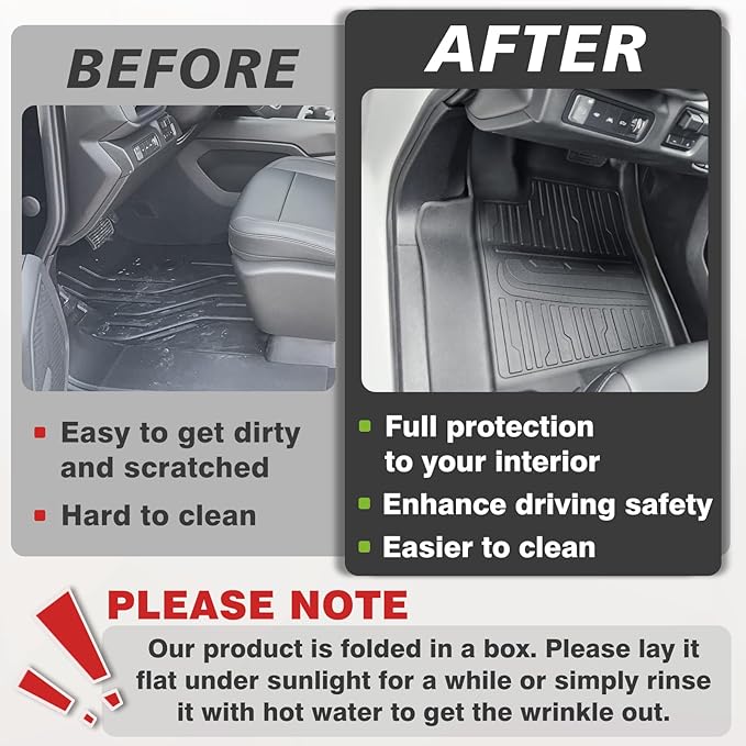 TripleAliners Floor Mats All Weather Liners Compatible - Image 6