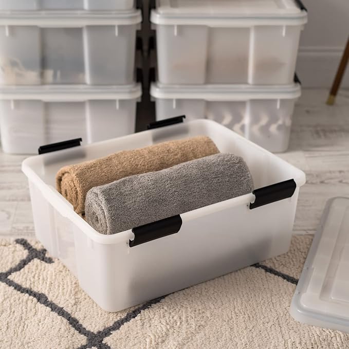 IRIS USA WeatherPro 31 Qt Storage Bins - Image 6