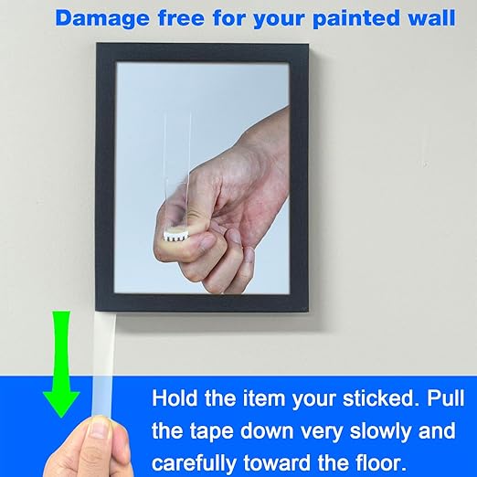 ADY Removable Double Sided Tape Heavy Duty 1in x 20ft, Damage Free Picture - Image 3