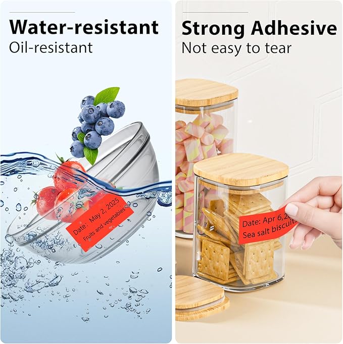 1x2 Inch Thermal Labels, Waterproof Removable Blank Stickers - Image 4