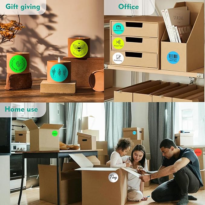 3 X 3 Inch Color Coding Dot Labels Circle Thermal Printable Waterproof 500 Pcs - Image 6