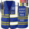 Custom Safety Vest High Visibility Customize Class 2 by YAEILOV