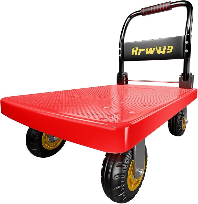 Platform Truck, Foldable Push Cart Dolly by Hrwug