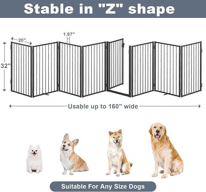 Metal Freestanding Dog Gates - Image 5