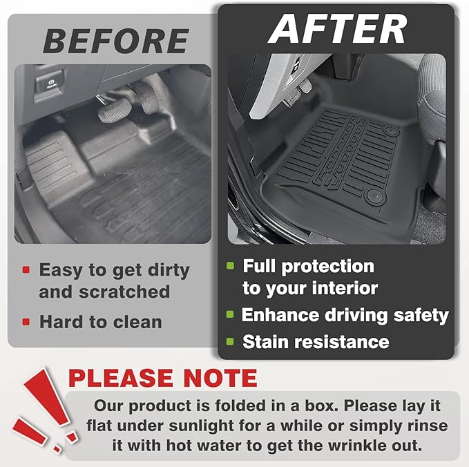 TripleAliners Floor Mats All Weather Liner Compatible - Image 7