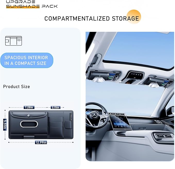 Tumecos Car Sun Visor Organizer - Image 5
