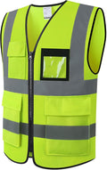 Hi Vis Reflective Safety Vest for Men Women Mesh Class 2 High Visibility Vest by Ekkosafety