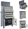 13-Drawer Double Door Rolling Tool Chest, 2 in 1 Detachable Tool Chest by Sormols