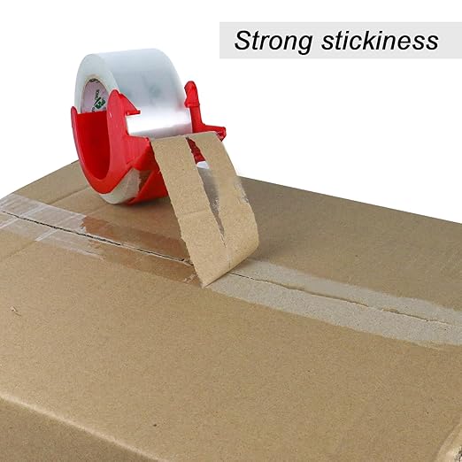 BOMEI PACK Clear Packing Tape, 2.8Mil Thick Heavy Duty Packaging Tape 12Rolls - Image 4