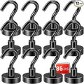 DIYMAG Magnetic Hooks Black 85 LB Heavy Duty Strong Magnet by DIYMAG