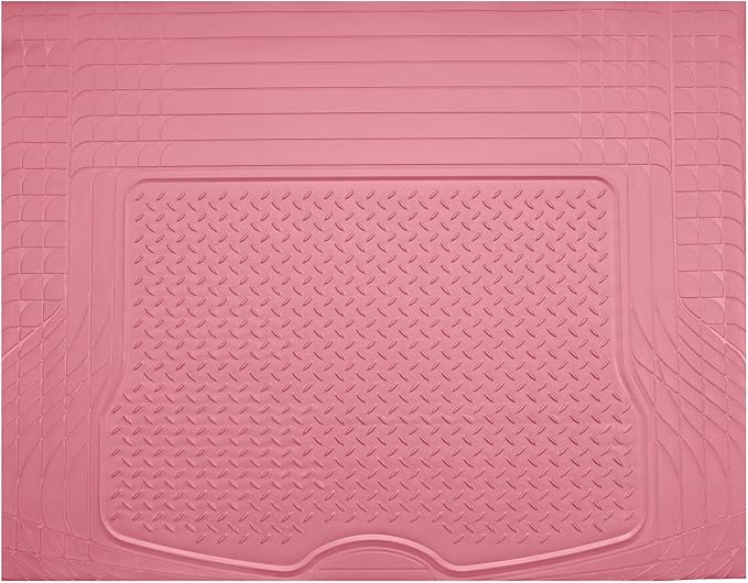 PIC AUTO Heavy Duty Rubber Trunk Cargo Liner Floor Mats, Trimmable to Fit by PICAUTO