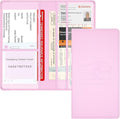 Car Insurance and Registration Holder, 9.5 x 5 Inch PU Leather Vehicle Glove by Techion