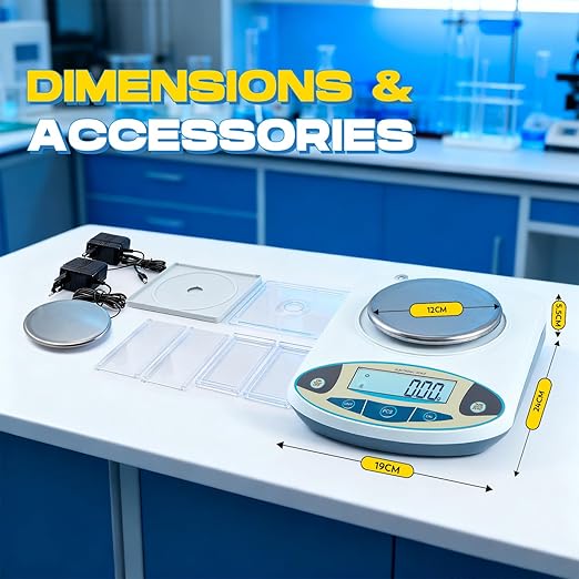 CGOLDENWALL High Precision Lab Scale Digital Analytical Electronic Balance - Image 7