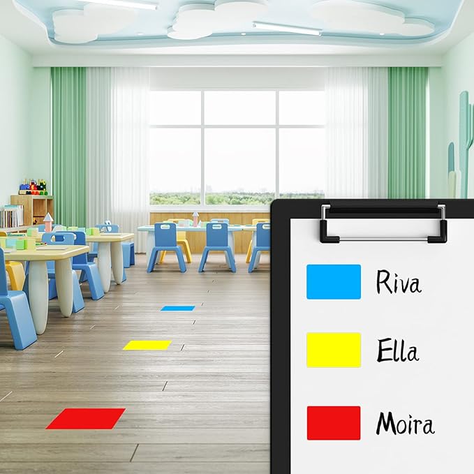 Rectangle Labels Sticker 3×5 Inch Vinyl Floor Stickers Color Coding Name Tags - Image 5