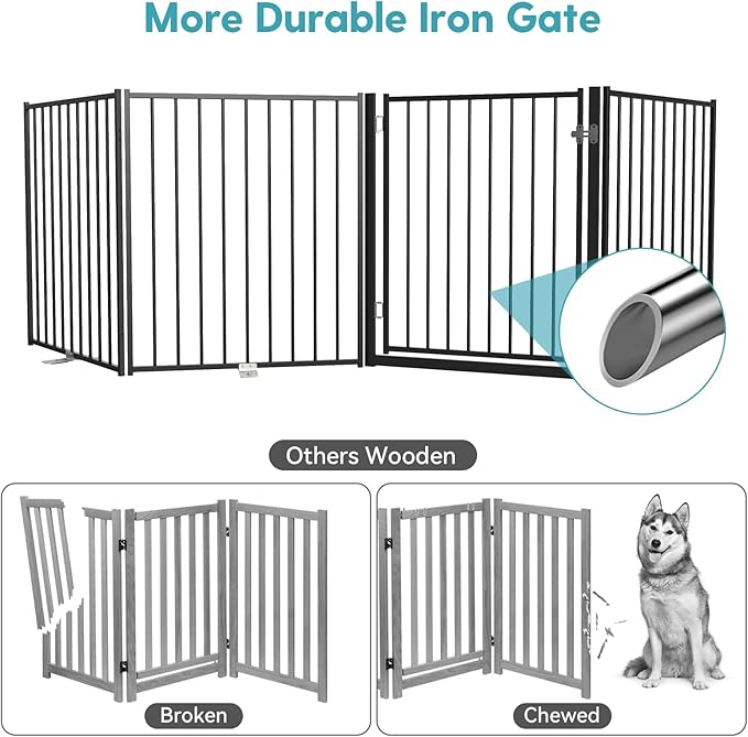 No Pawblems Free Standing Dog Gate - Image 3