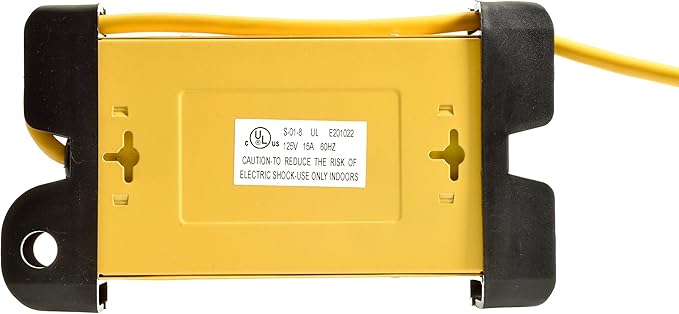 Digital Energy 15 Foot Long Surge Protector 8-Outlet Heavy Duty Metal Mountable - Image 6