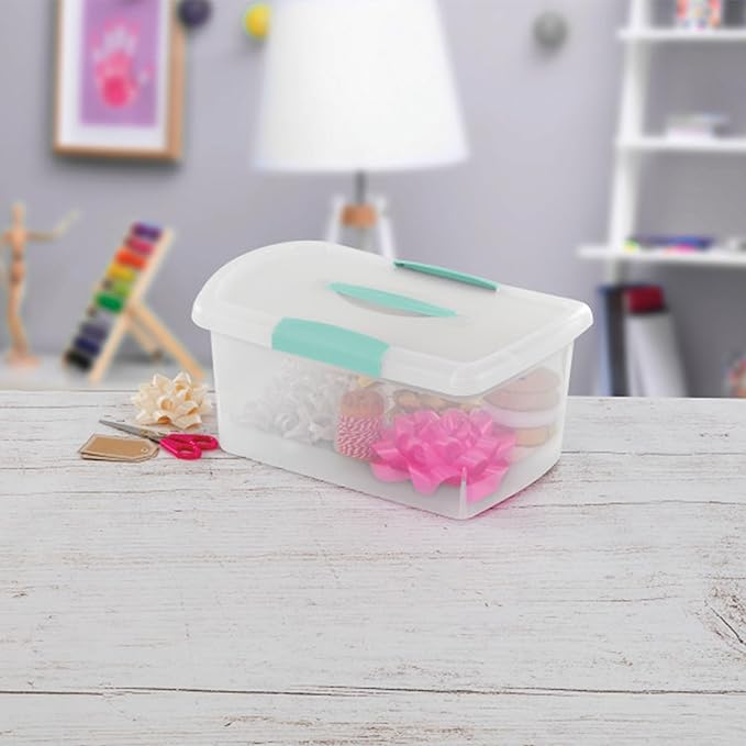 Sterilite Medium Nesting ShowOffs, Stackable Small Storage Bin - Image 4