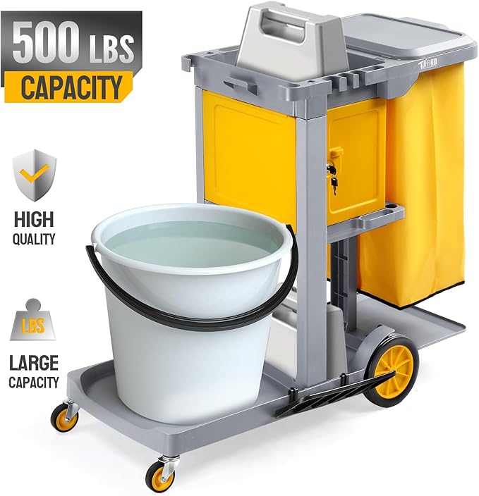 TUFFIOM Multifunctional Janitorial Cart - Image 7