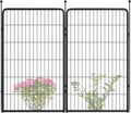 FXW Garden Fence Outdoor for The Yard – 45in x 4.5ft Heavy Duty Metal Animal by FXW