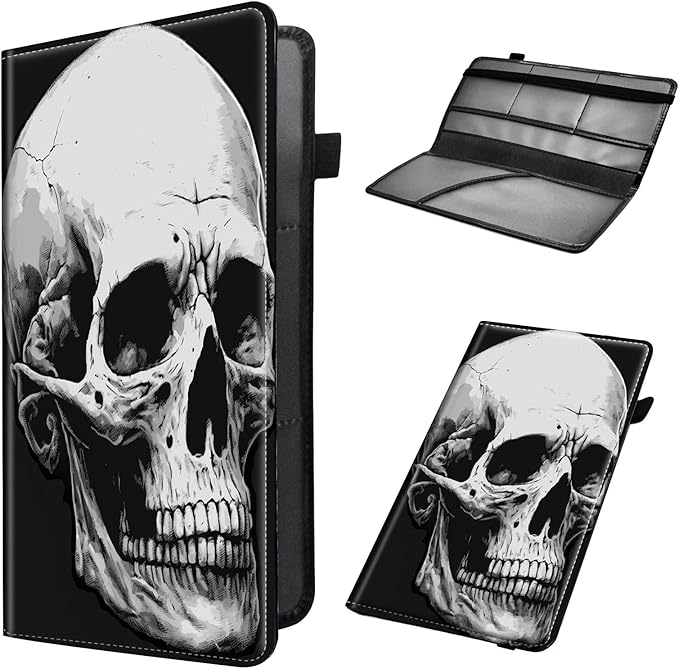Car Registration and Insurance Holder, Leather Car Glove Box Organizer by Unknown