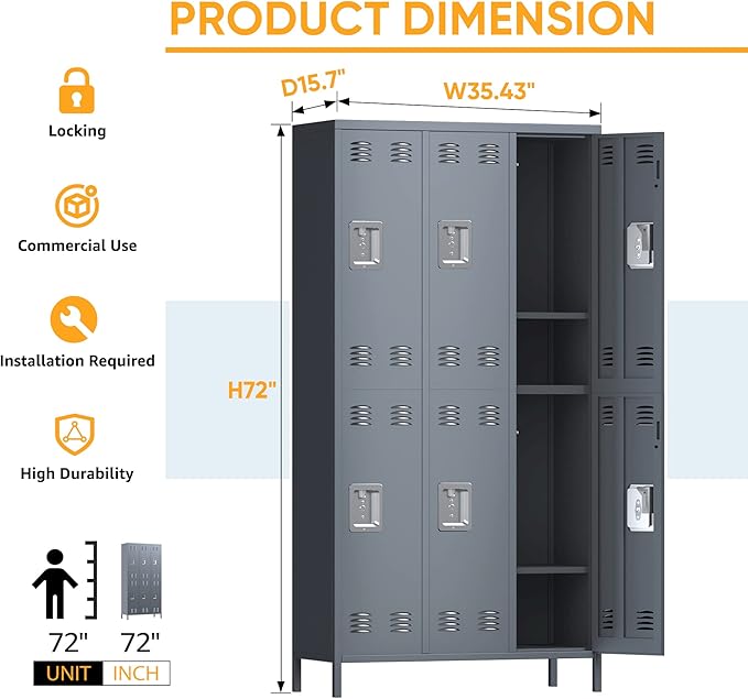 Employees Locker, Requires Assembly - Image 3