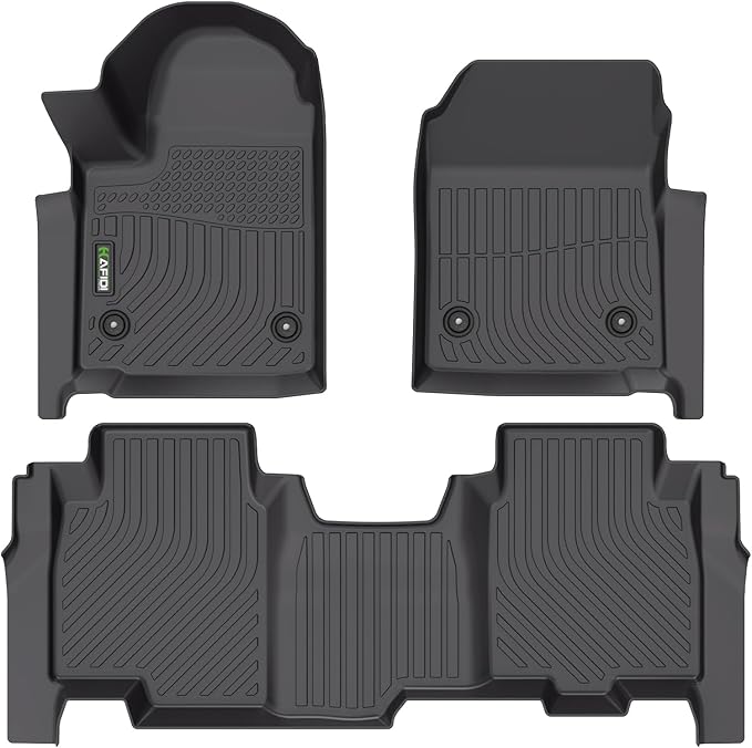 Floor Mats Custom for Chevrolet Silverado EV 2024-2025 2026 All Weather by HAFIDI